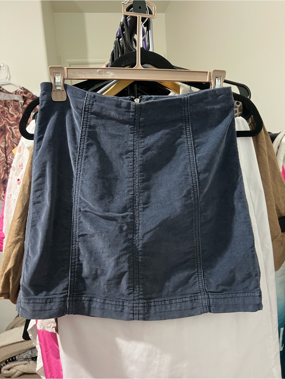 Free People Modern Femme Corduroy Mini Skirt.